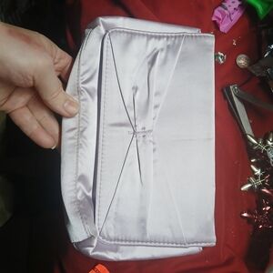 Charming Tailor Light Purple Satin Clutch Purse